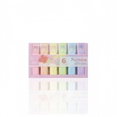 طقم الوان تحديد هايلايتر 6 لون